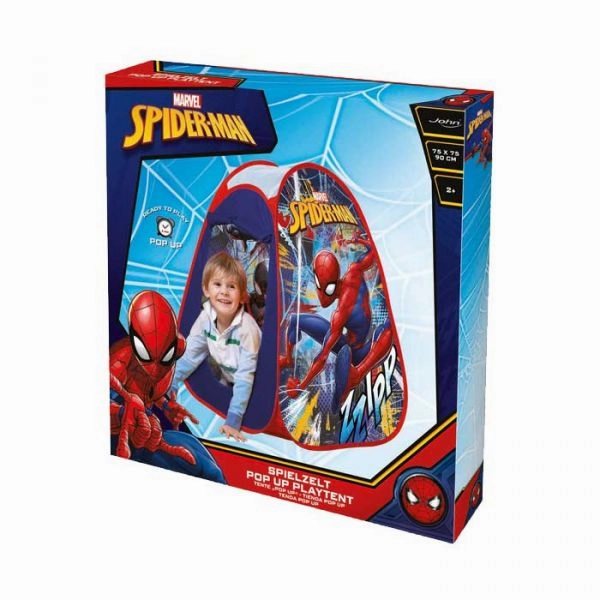 JOHN - SPIDERMAN POP UP PLAY TENT, IN A DISPLAY BOX