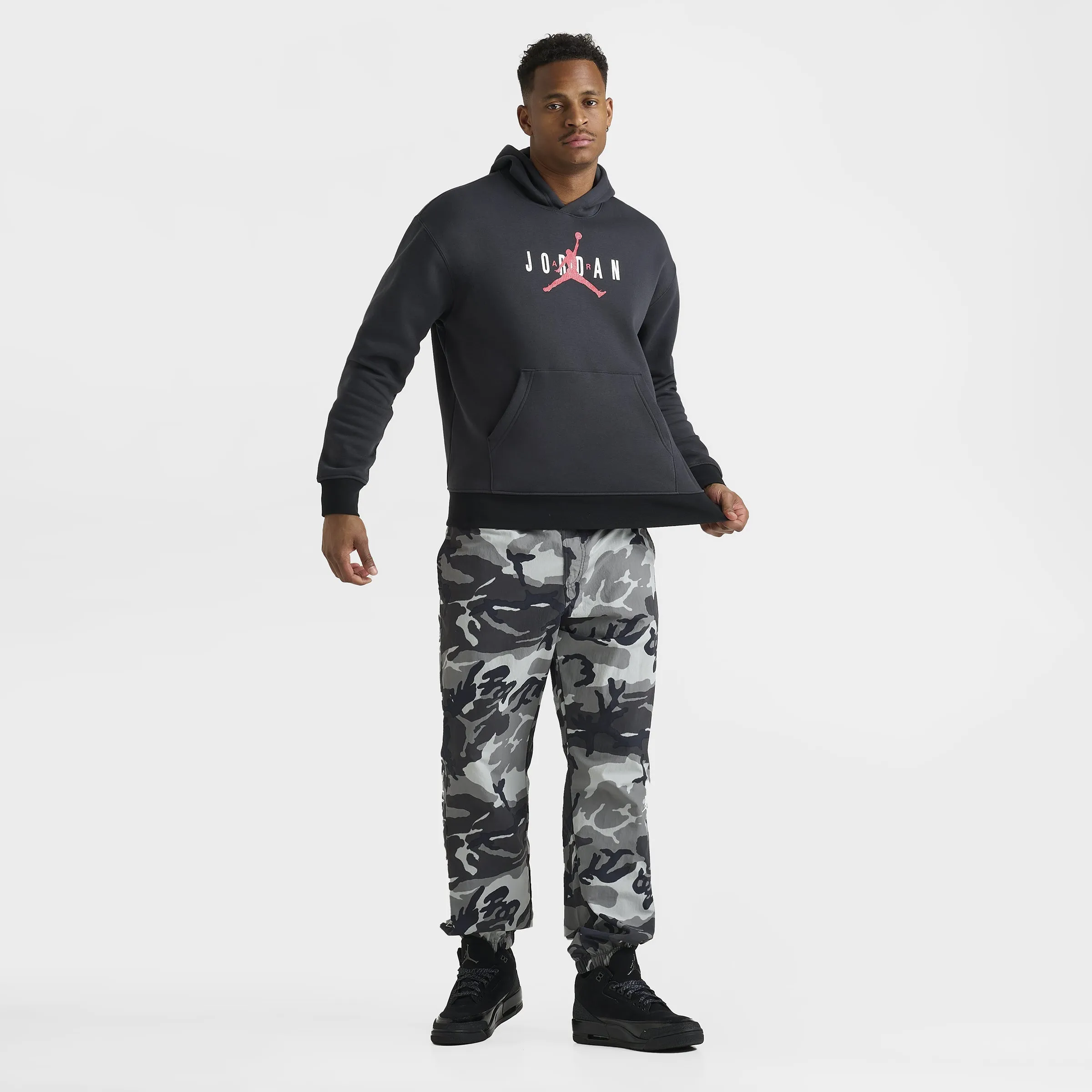 Jordan Jordan Brooklyn Gel Hoodie Off Noir / Gym Red