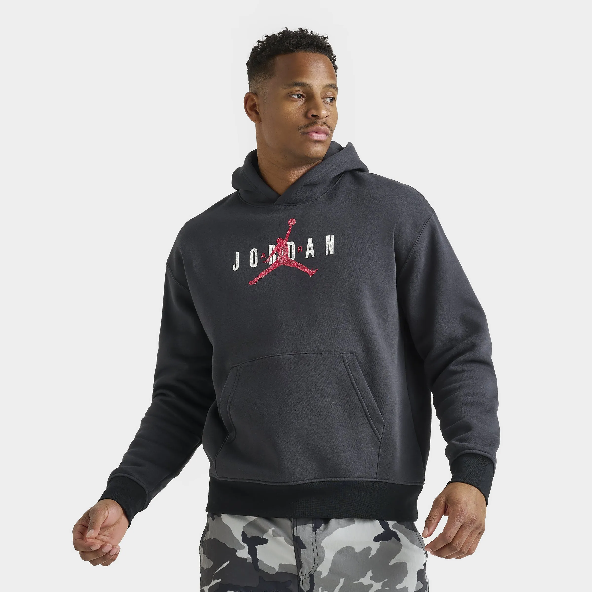 Jordan Jordan Brooklyn Gel Hoodie Off Noir / Gym Red