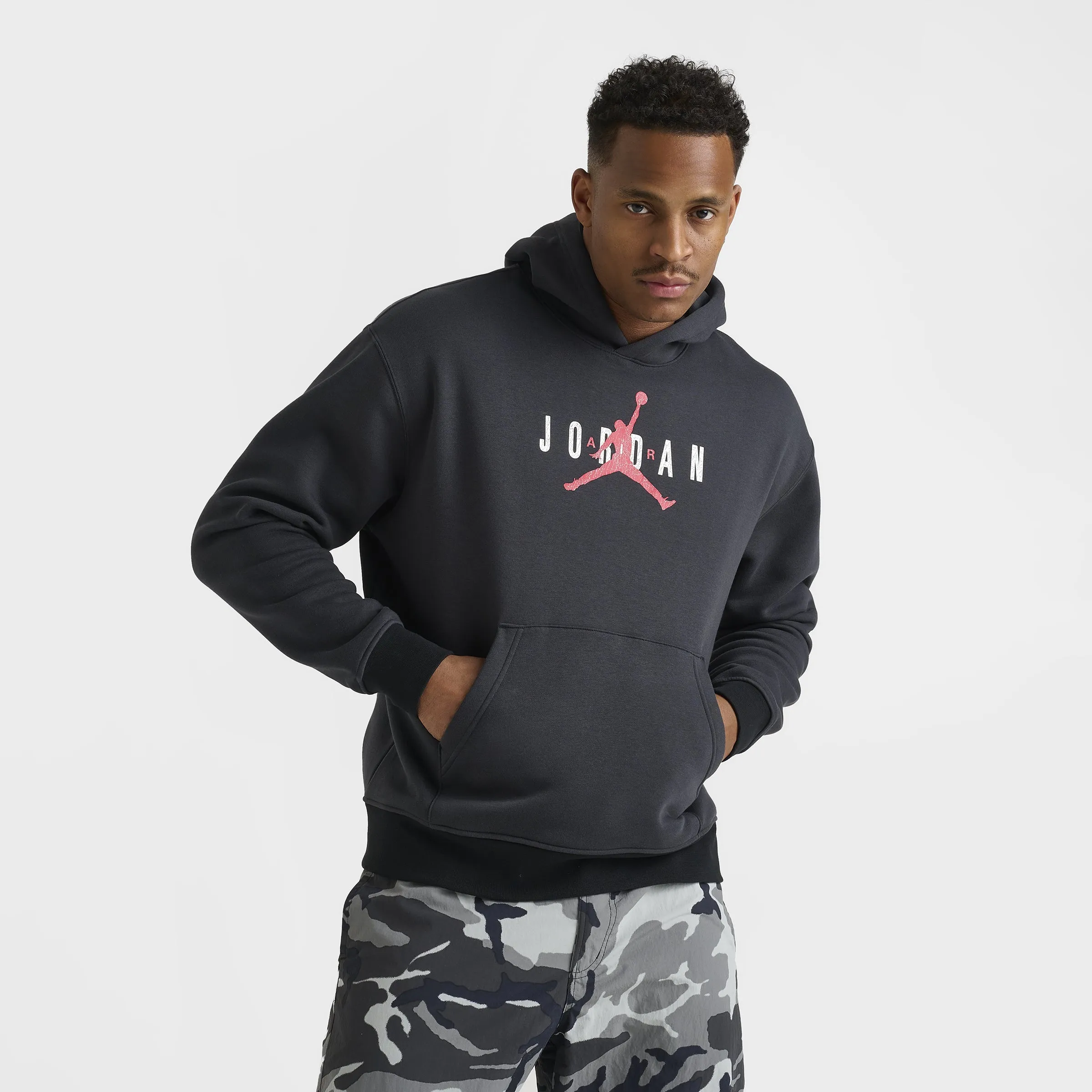 Jordan Jordan Brooklyn Gel Hoodie Off Noir / Gym Red