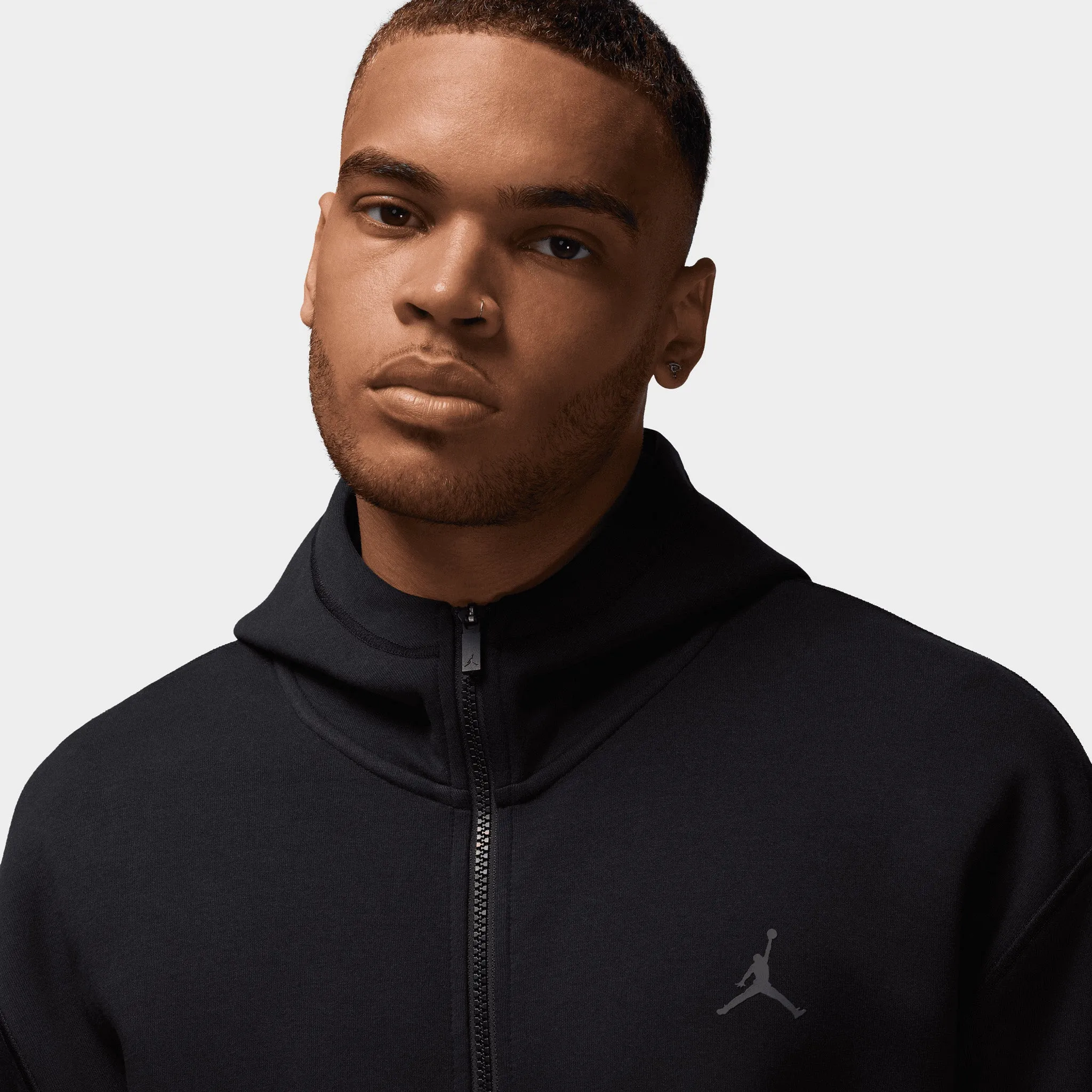 Jordan Jordan Dri-FIT Sport Hoop Full-Zip Hoodie Black / White