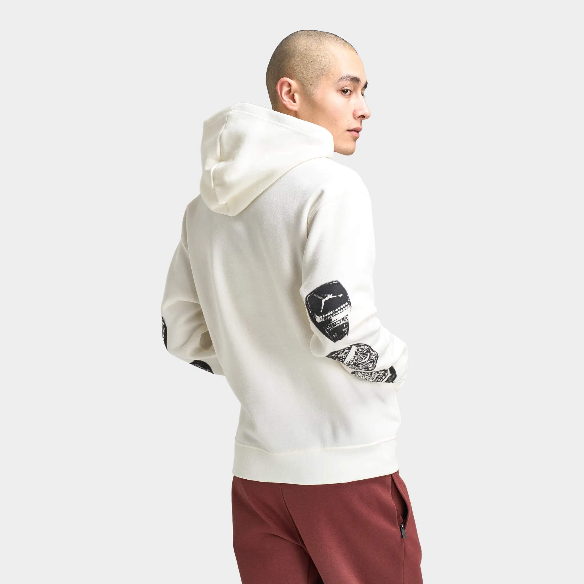 Jordan Jordan MVP Fleece Pullover Hoodie Sail / Black - Sail
