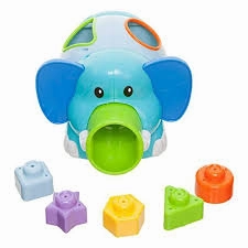 JUMBO ELEPHANT SHAPE SORTER TOY