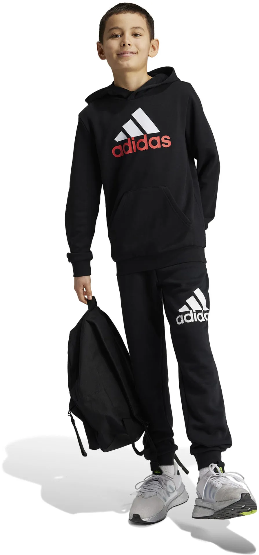 Junior's Essentials Two-Coloured Big Logo Cotton Hoodie