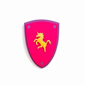 Kalid Medieval Shield Softik Pink S Unicorn