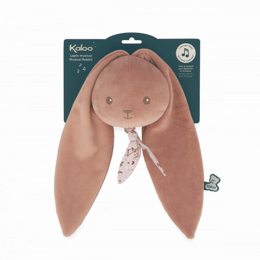 Kaloo Musical Rabbit Terracotta