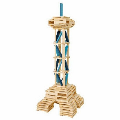 Kapla Blue 40 Wooden Block and Art Book