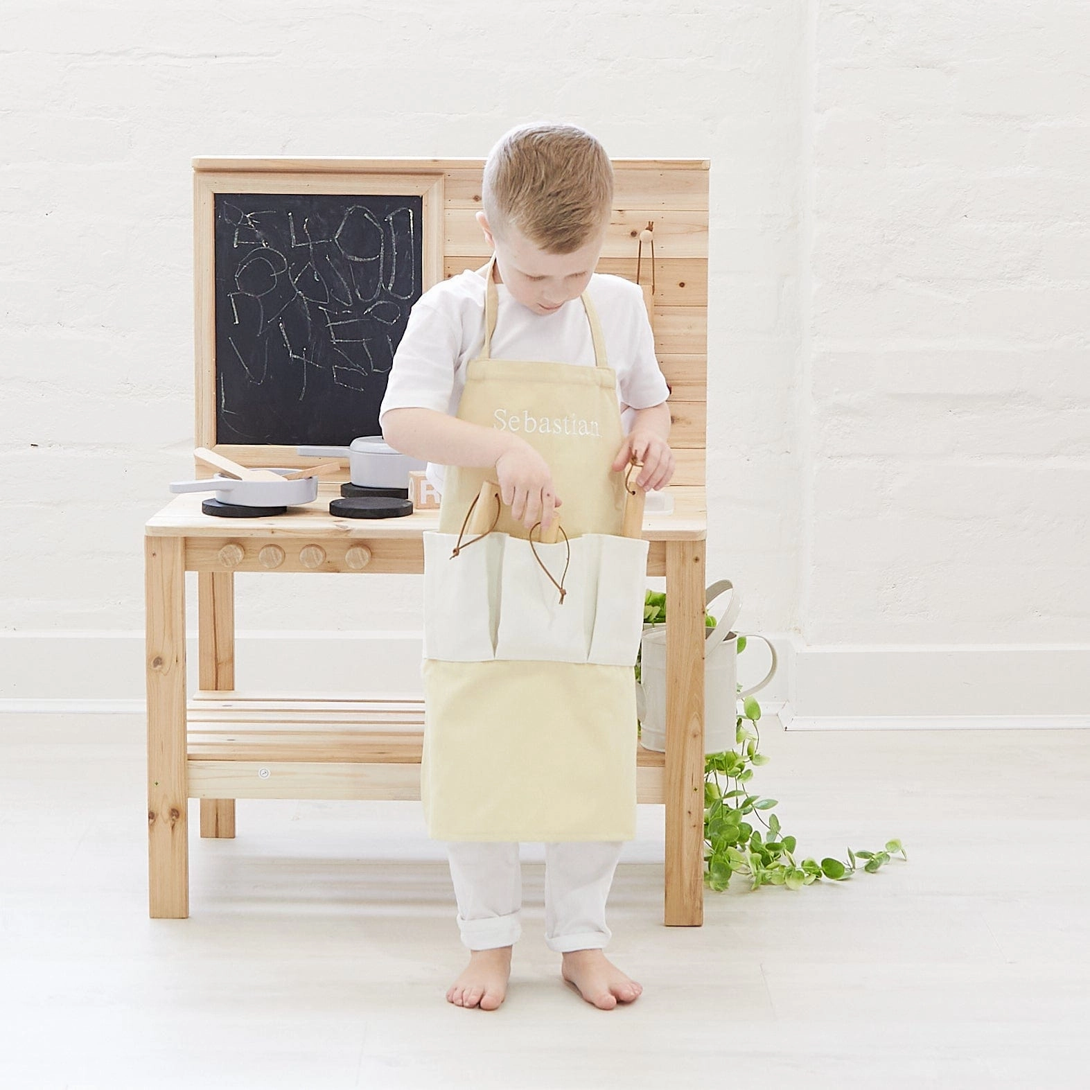 Kids Gardening Apron with Pocket
