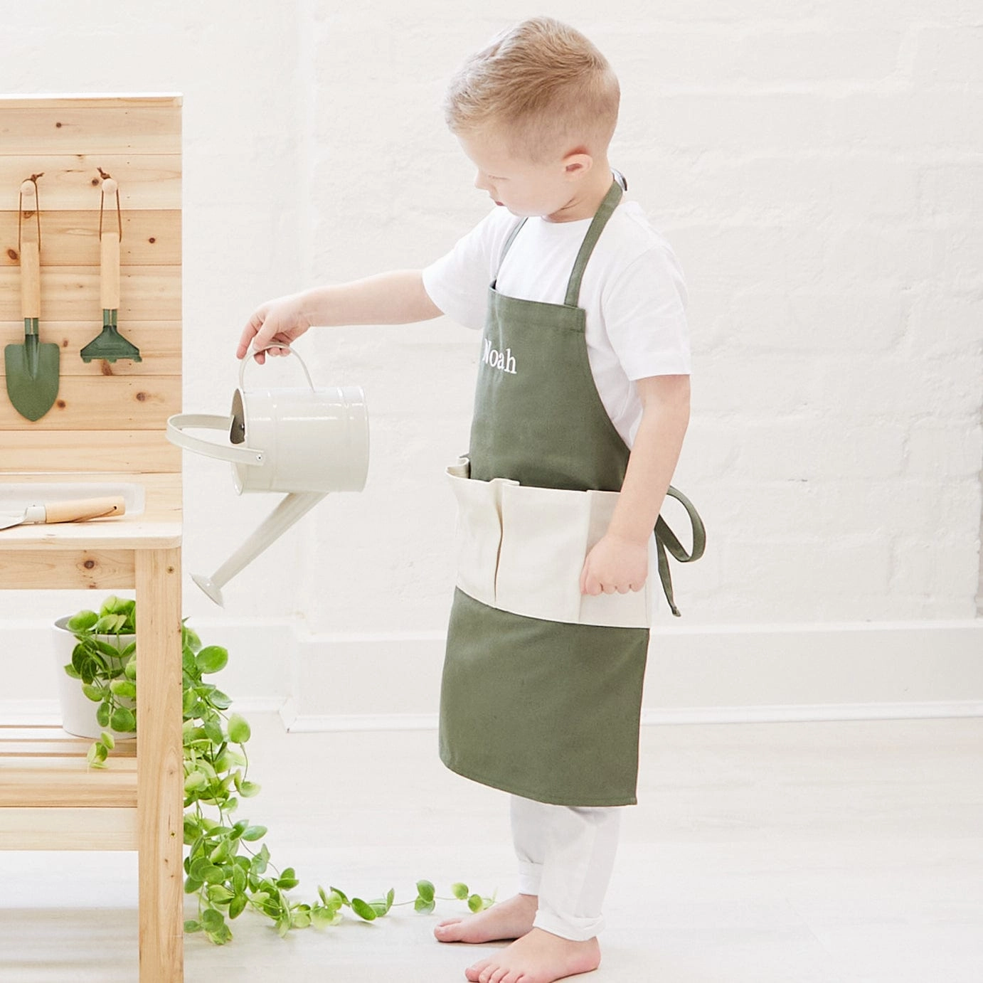 Kids Gardening Apron with Pocket