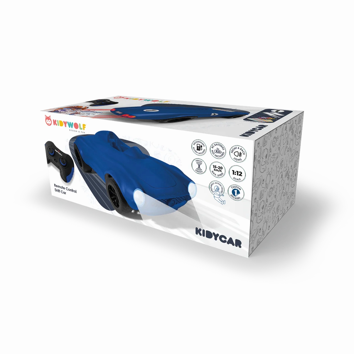 KIDYCAR Remote Control Car - Blue