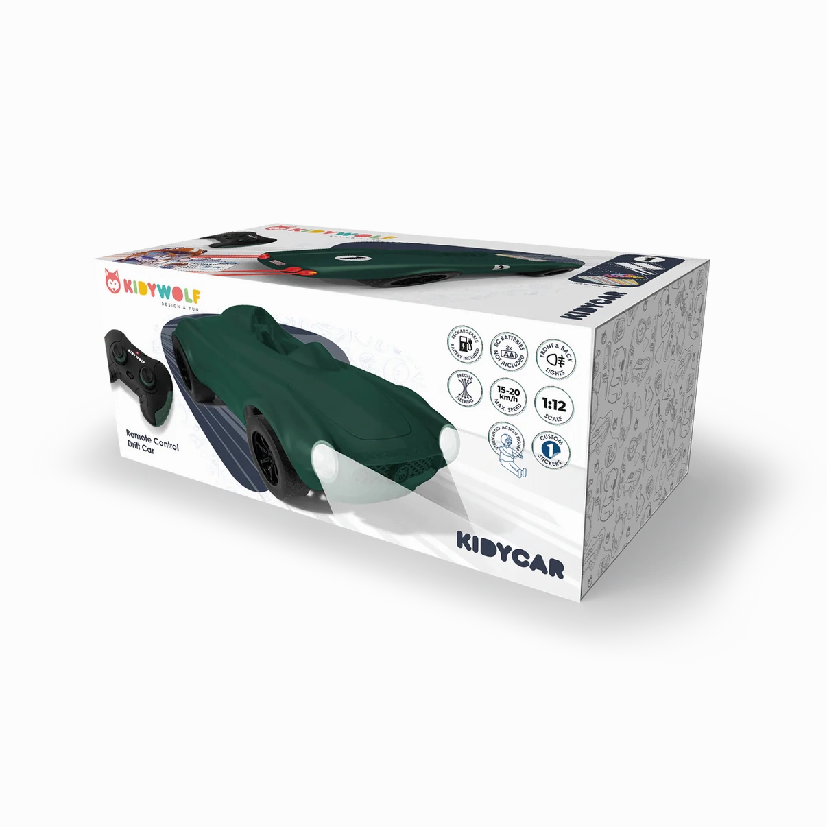 KIDYCAR Remote Control Car - Green