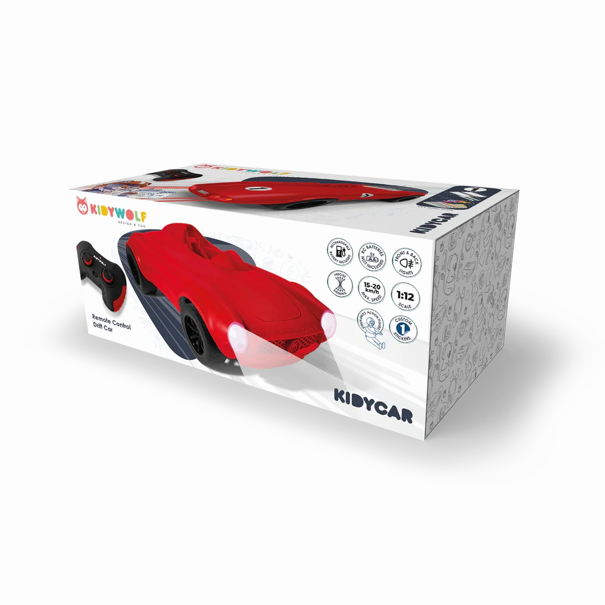 KIDYCAR Remote Control Car - Red