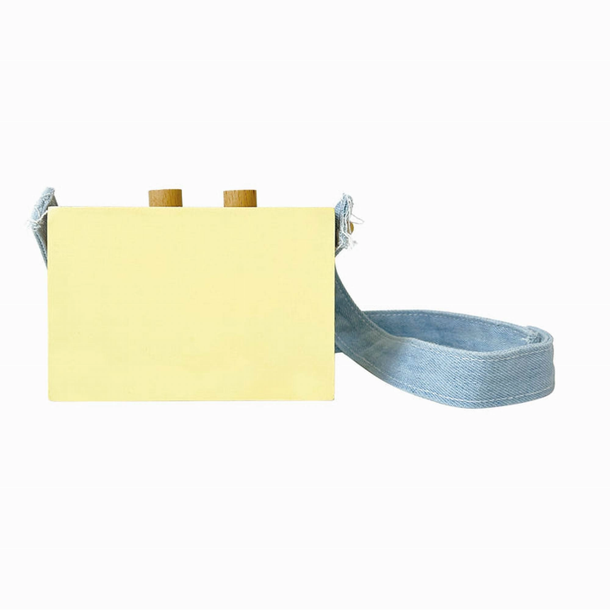 kiko  & gg* Kiko  Mini Tape Recorder Yellow Wooden Toy