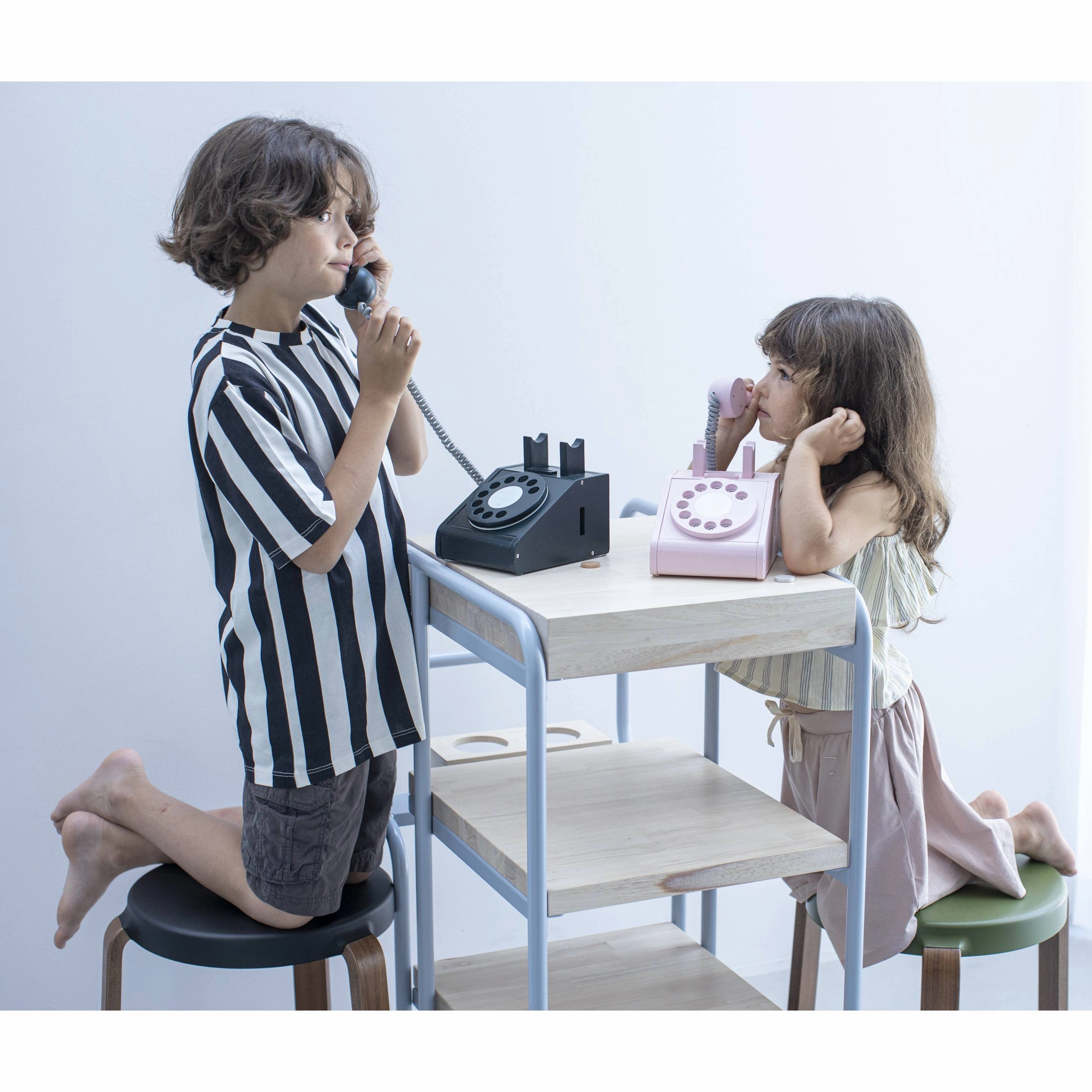 kiko  & gg* Telephone Wooden Toy - Pink