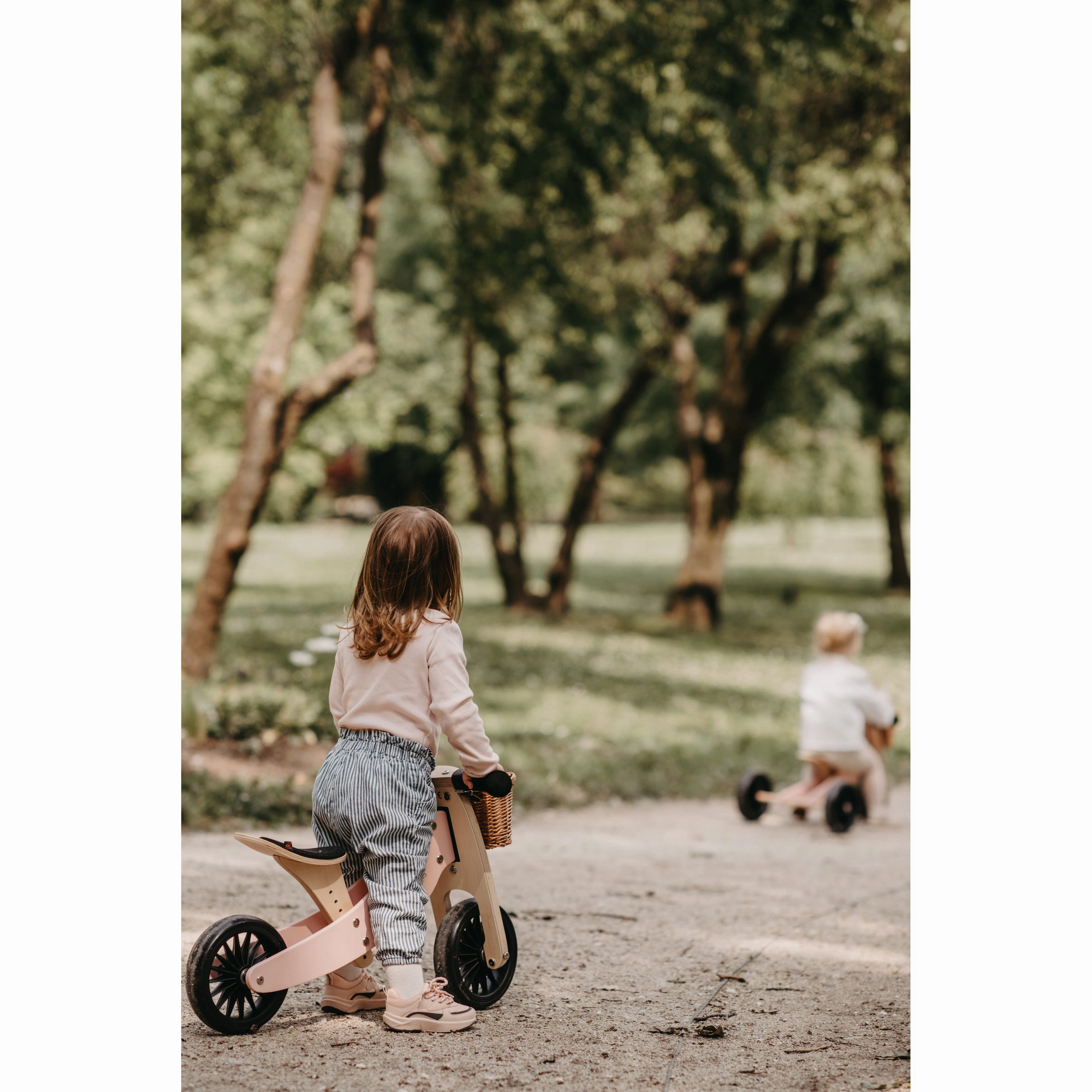 Kinderfeets 2-in-1 Tiny Tot Plus Tricycle & Balance Bike - Rose