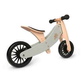 Kinderfeets 2-in-1 Tiny Tot Plus Tricycle & Balance Bike - Silver Sage