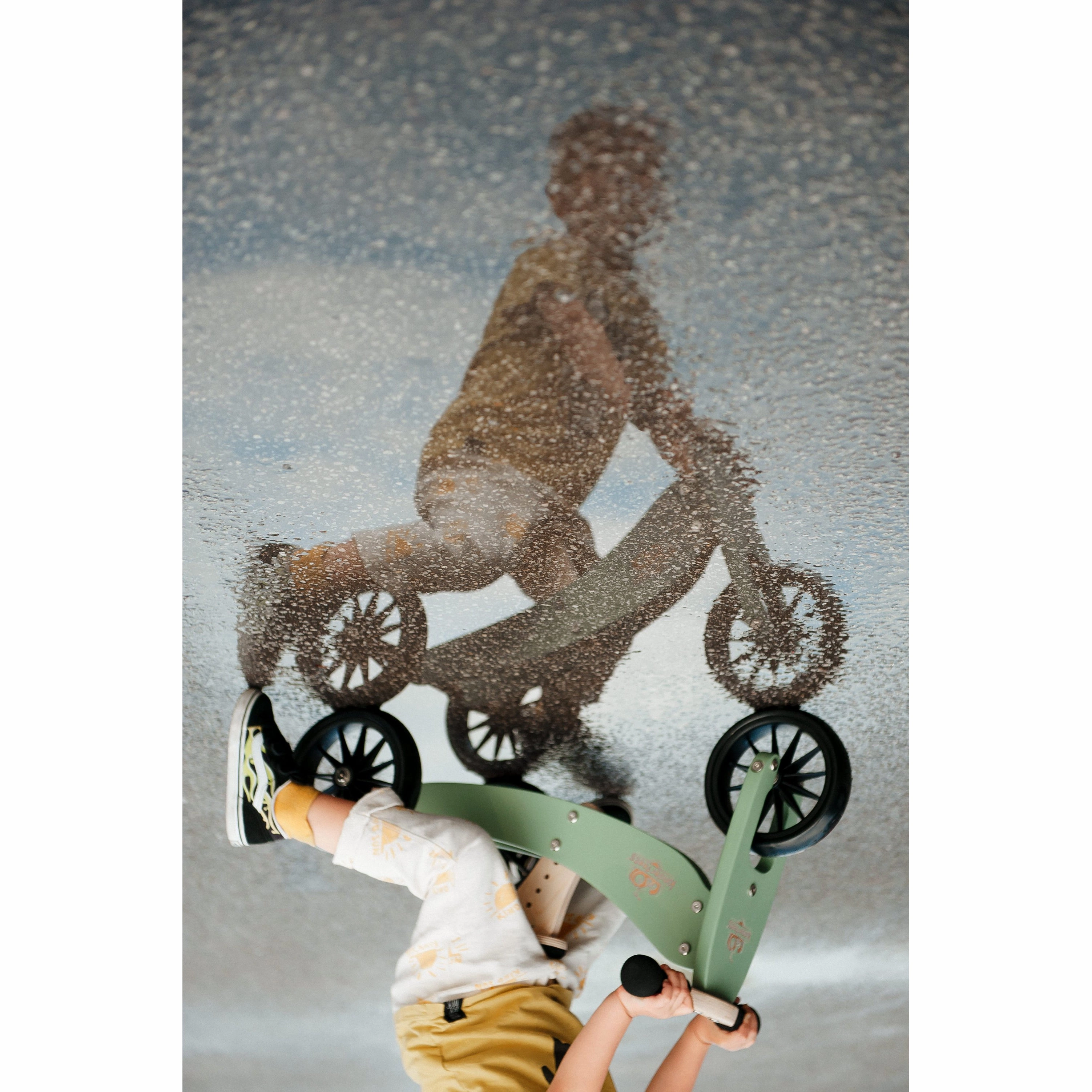 Kinderfeets 2-in-1 Tiny Tot Tricycle & Balance Bike - Sage