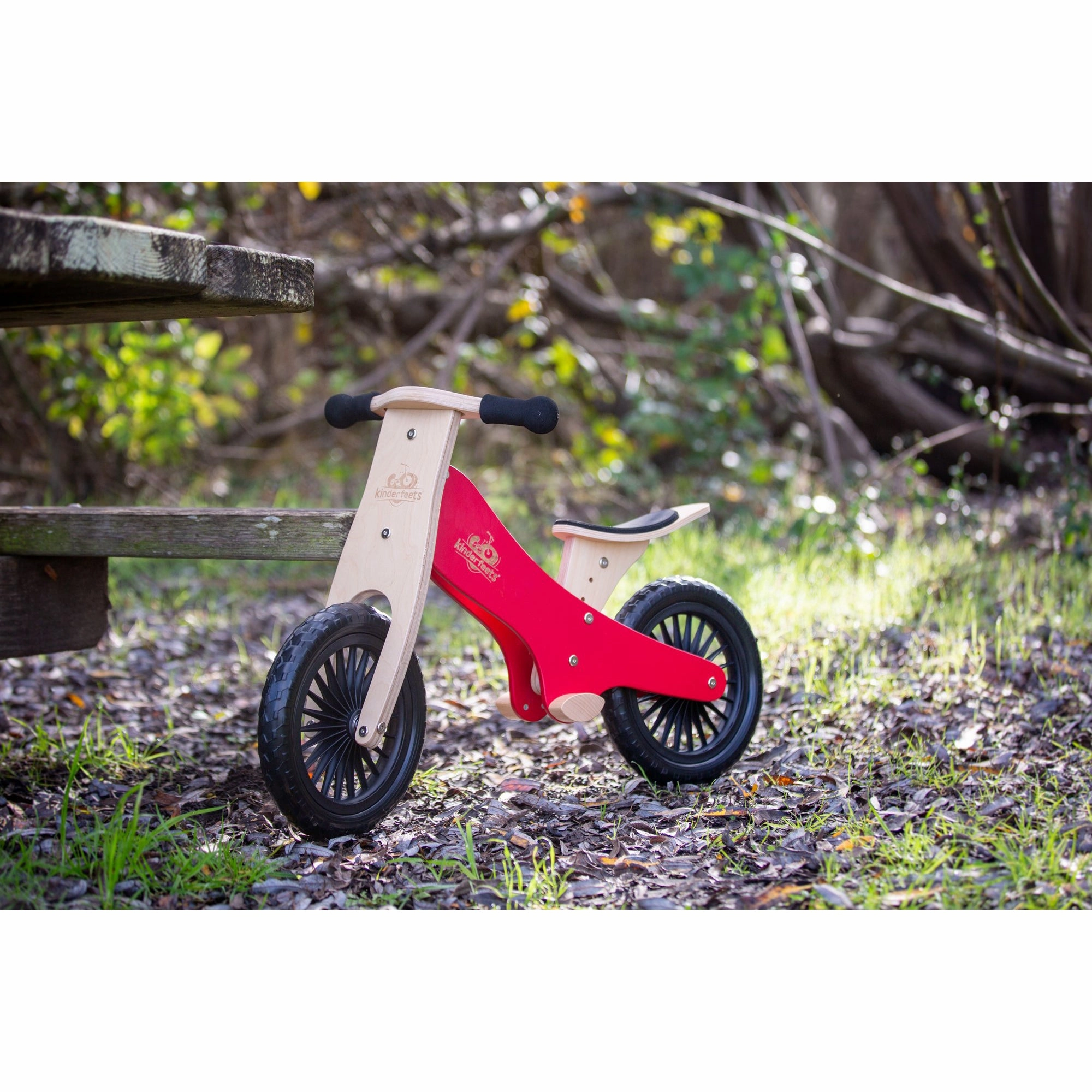 Kinderfeets Balance Bike - Cherry Red 84x35.6x55cm