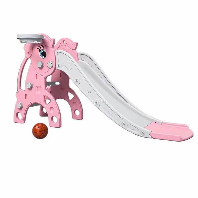 Kindergarten Children Indoor Cartoon Toy Plastic Indoor Slide play game plastic, multi colour , Playground Equipment Sports Toys , Children's bedroom small slide