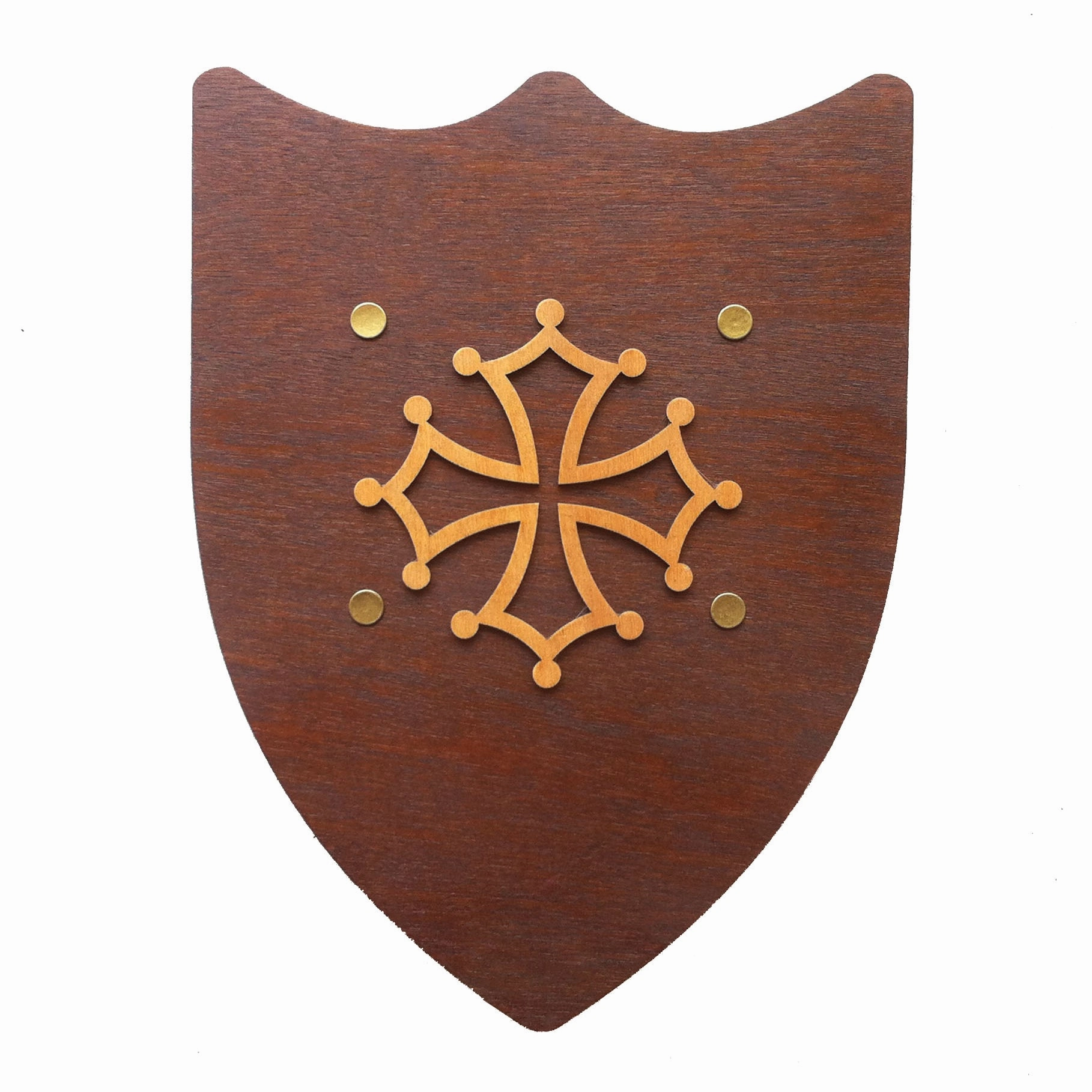 Klid Medieval Shield Rustik Occitan Cross