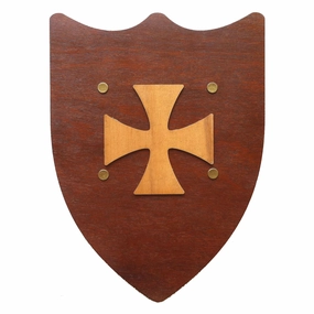 Klid Medieval Shield Rustik Templar Cross