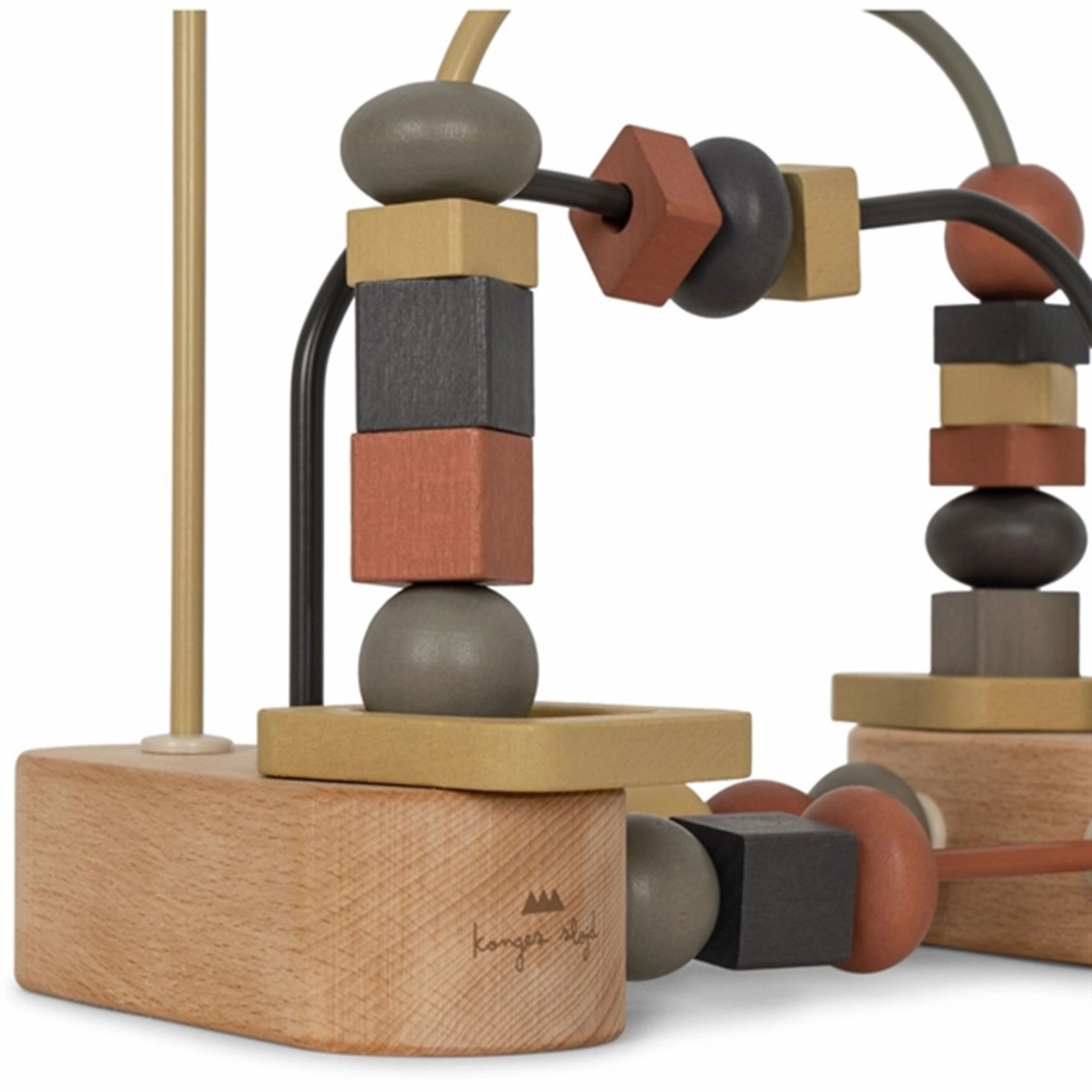 Konges Sl?jd Beige Wooden Beads Game