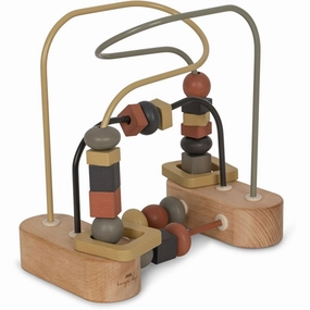 Konges Sl?jd Beige Wooden Beads Game