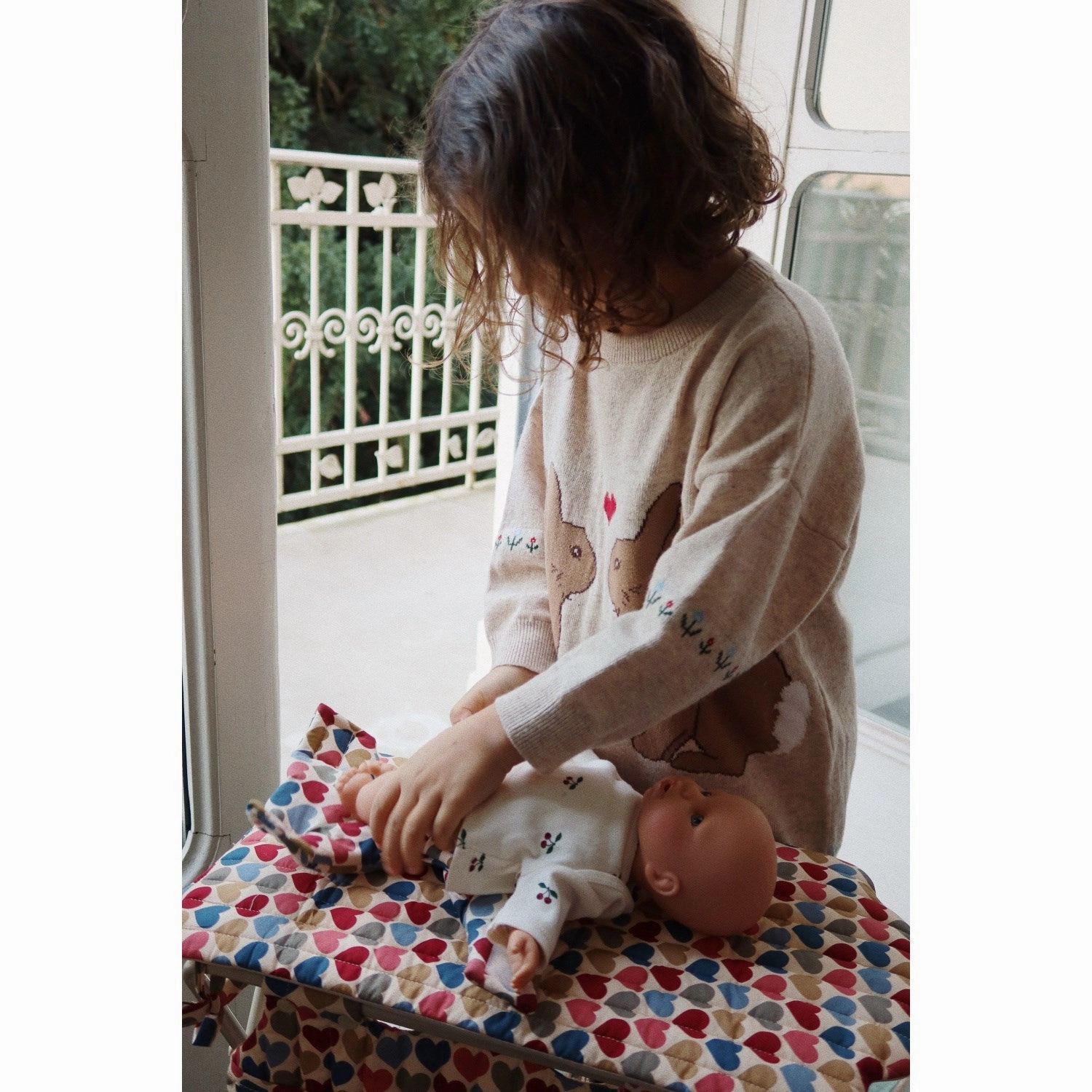 Konges Sl?jd Coeur Bisous Doll Changing Table