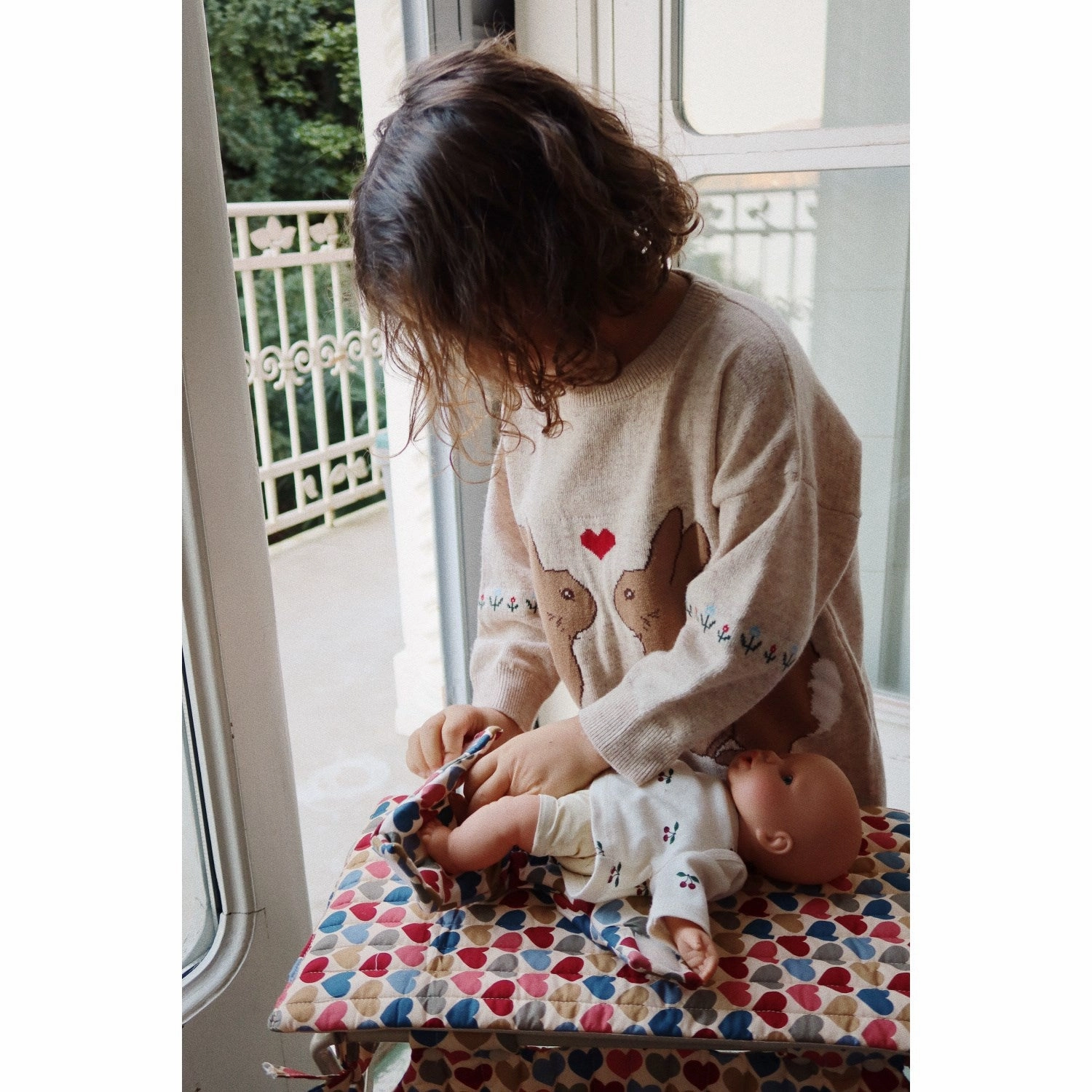 Konges Sl?jd Coeur Bisous Doll Changing Table
