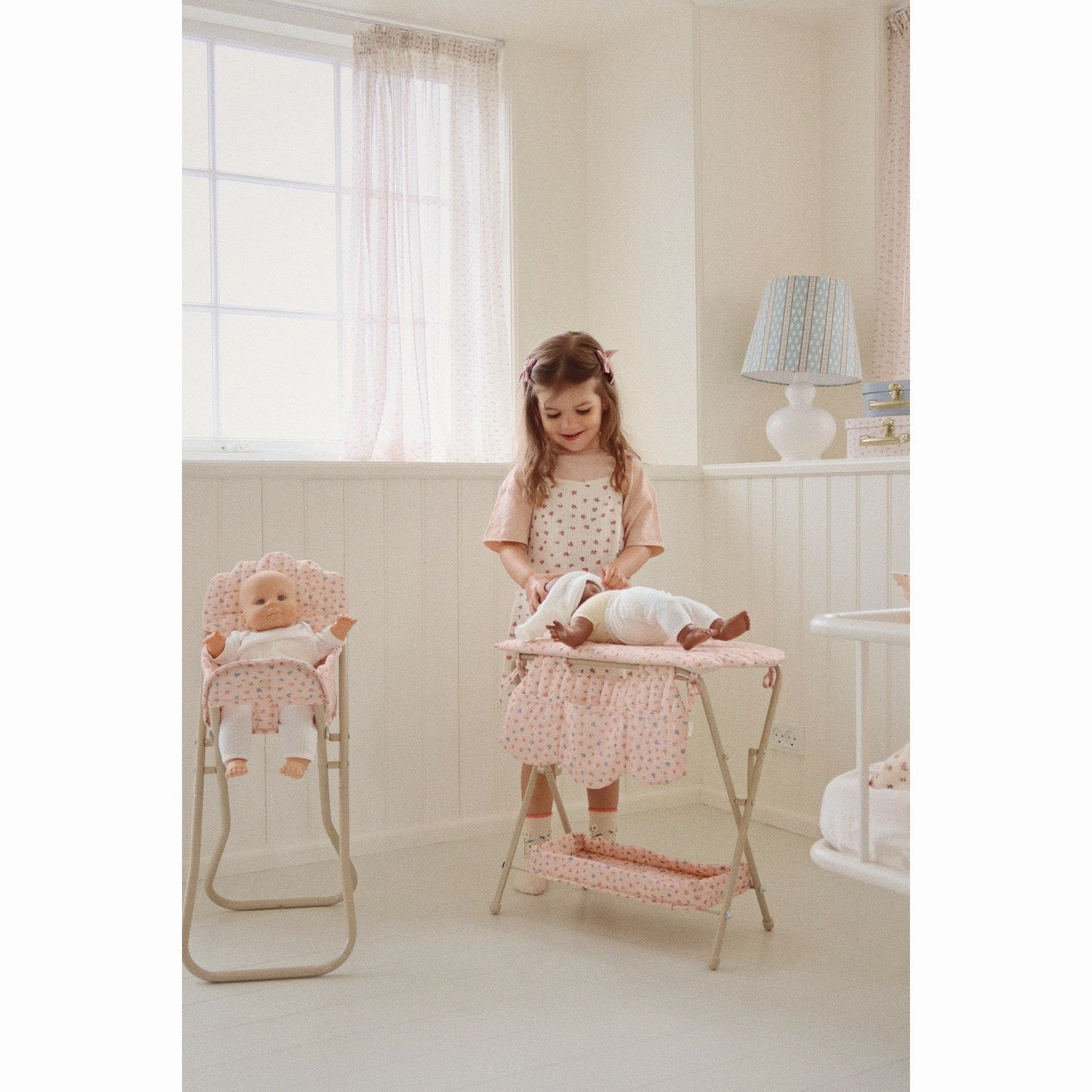 Konges Sl?jd Doll Changing Table Bloomie Blush