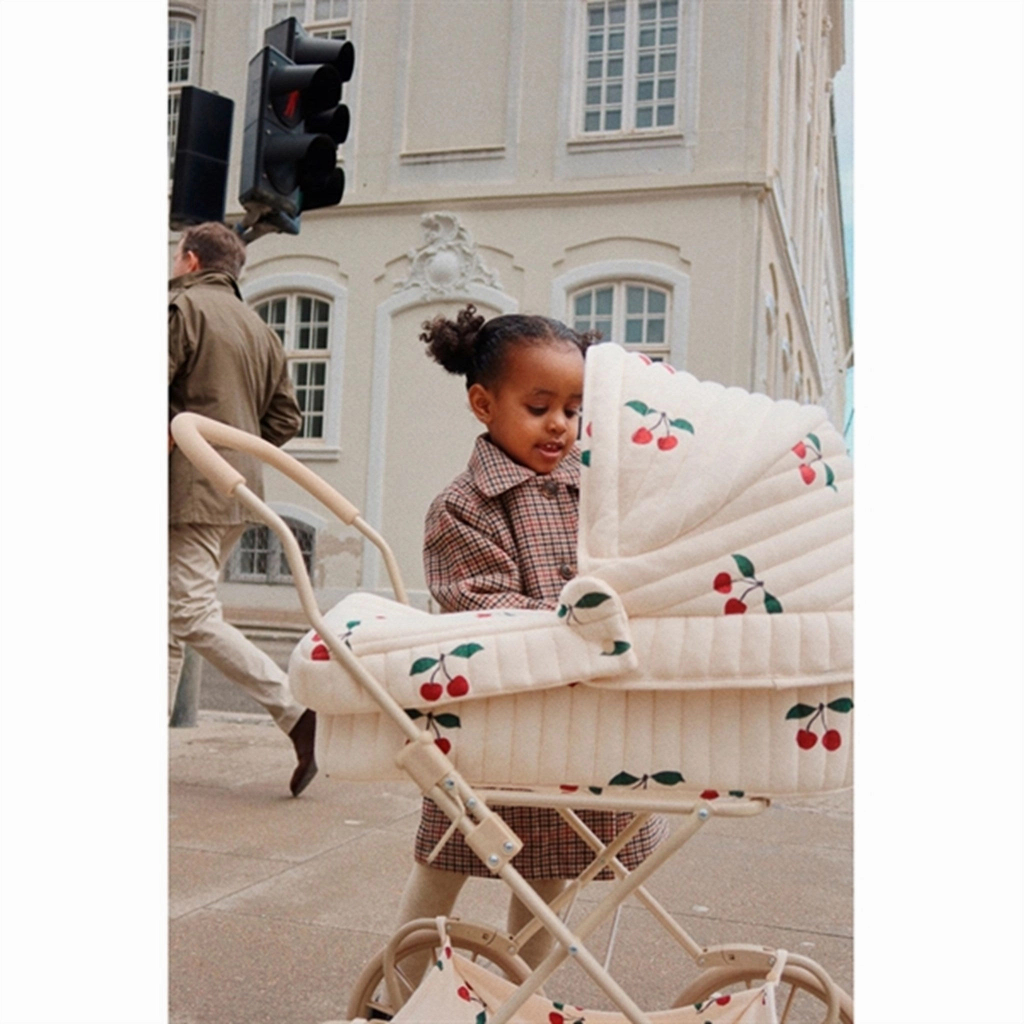 Konges Sl?jd Doll Pram Glitter Ma Grande Cerise Glitter