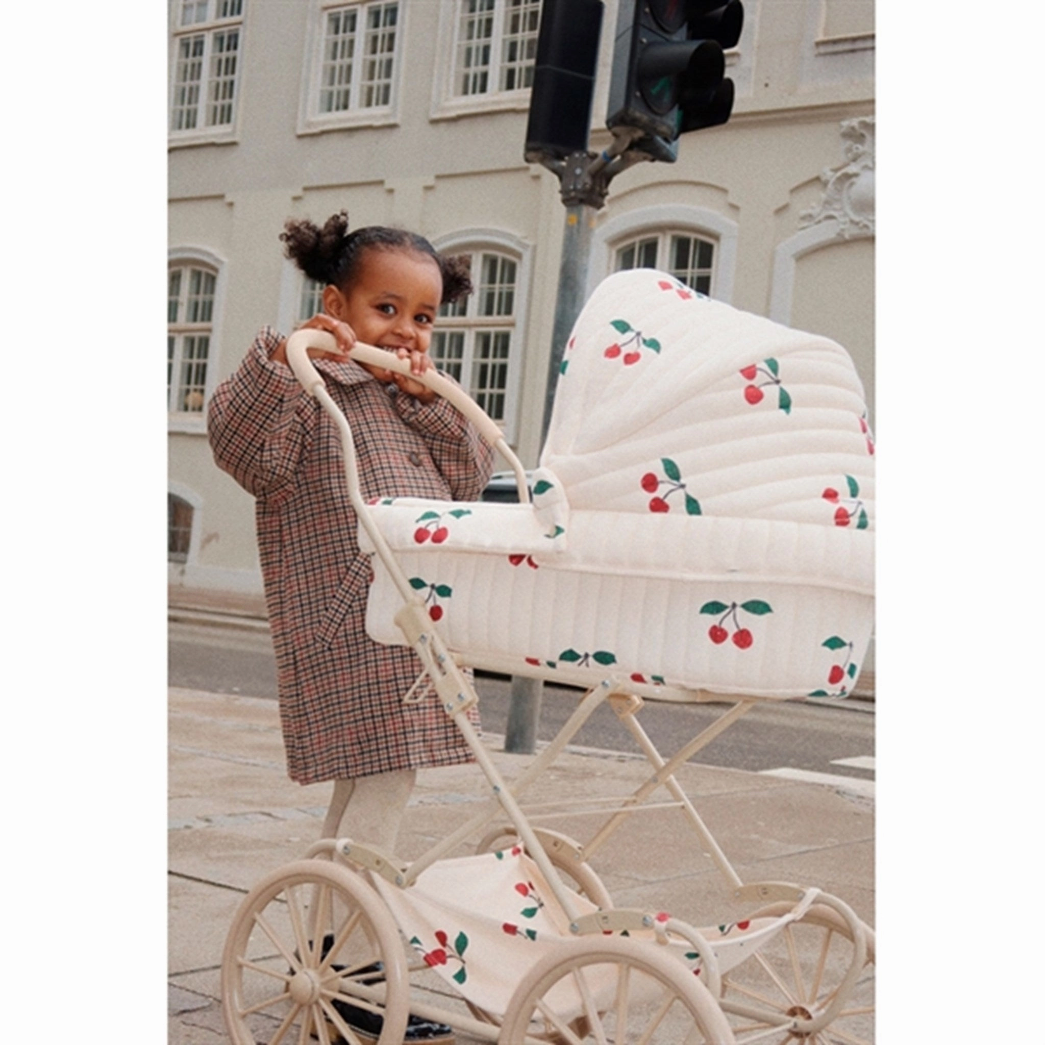 Konges Sl?jd Doll Pram Glitter Ma Grande Cerise Glitter