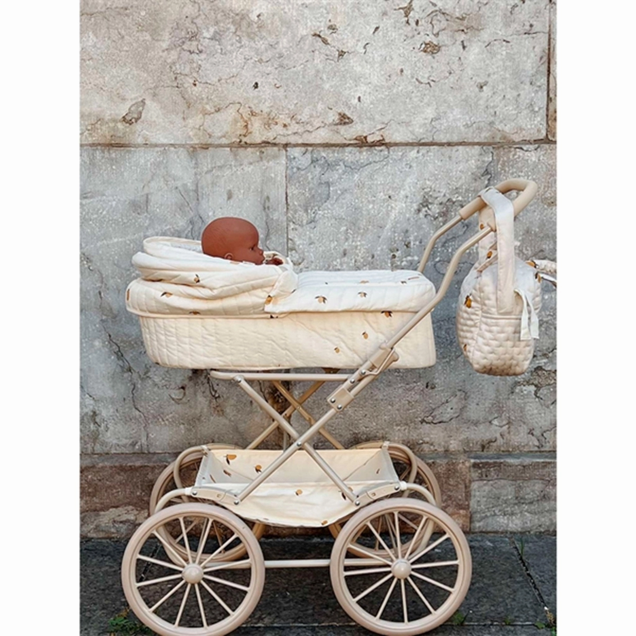 Konges Sl?jd Doll Pram Lemon