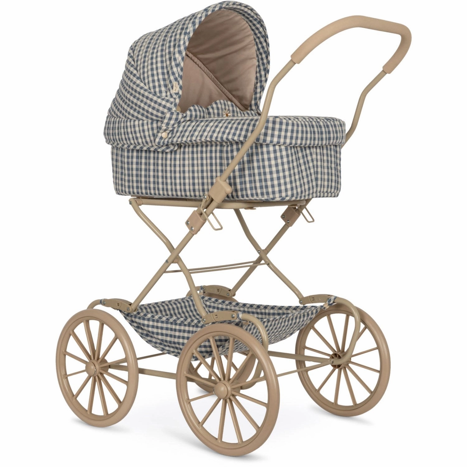 Konges Sl?jd Doll Stroller Captains Blue Check