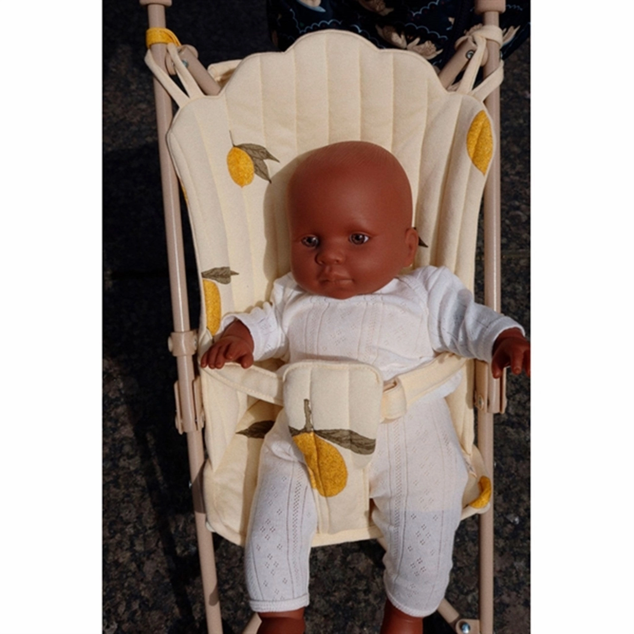 Konges Sl?jd Dukke Stroller Glitter Mon Grand Citron Glitter