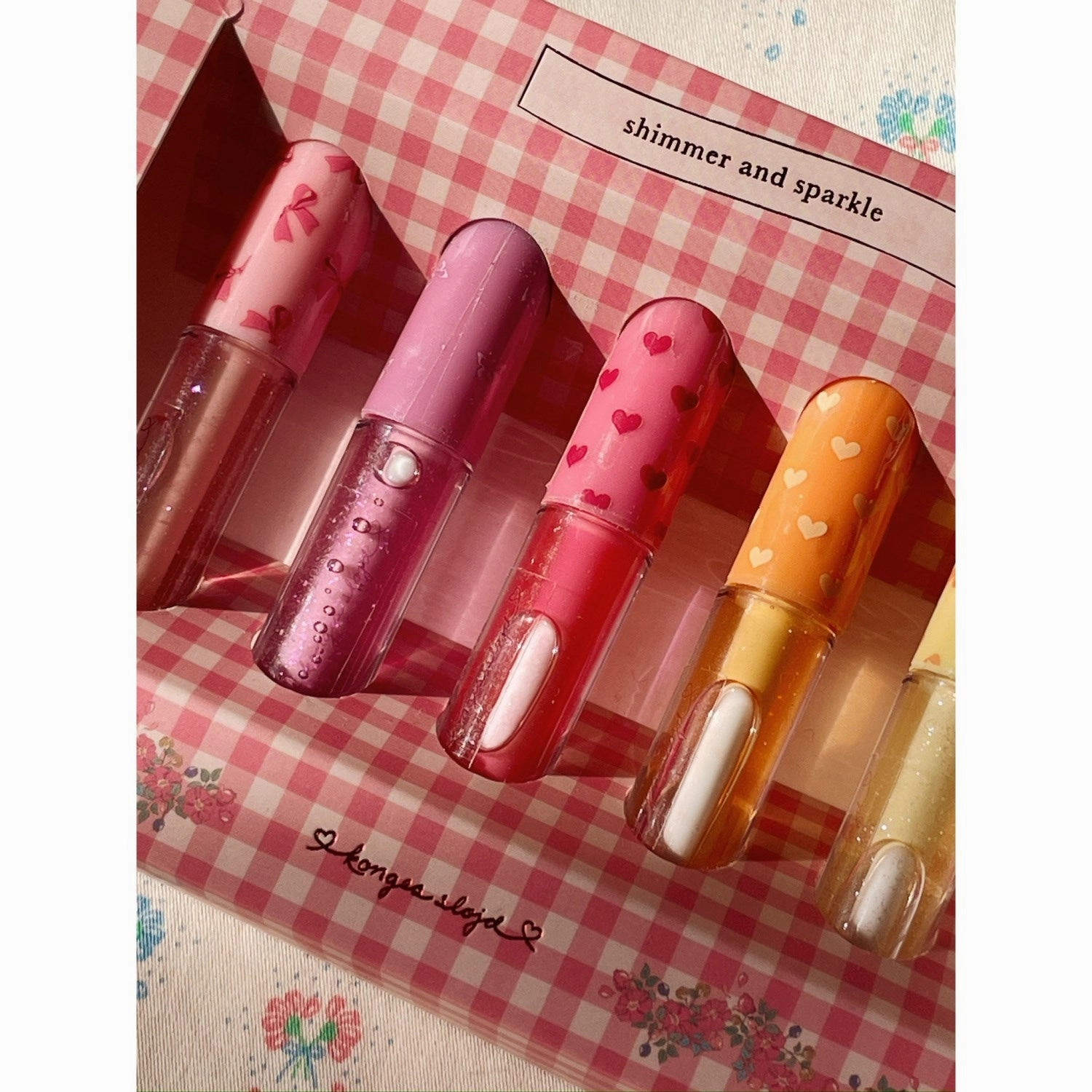 Konges Sl?jd Multi Glitter Lip Gloss 5 Pcs