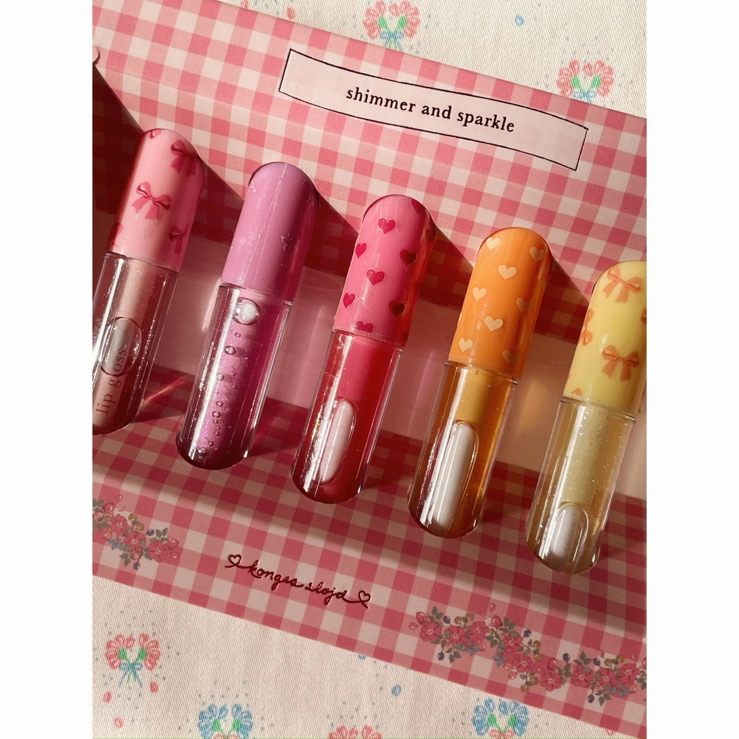 Konges Sl?jd Multi Glitter Lip Gloss 5 Pcs