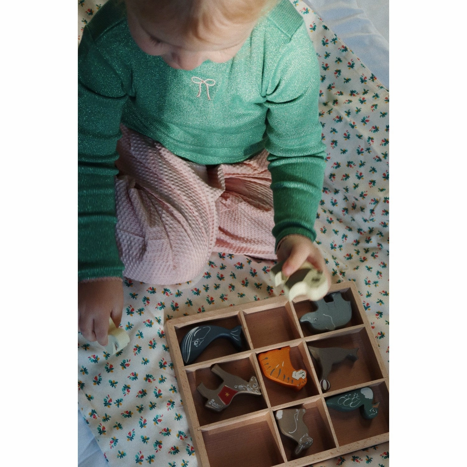 Konges Sl?jd Multi Wooden Mini Animals Fsc