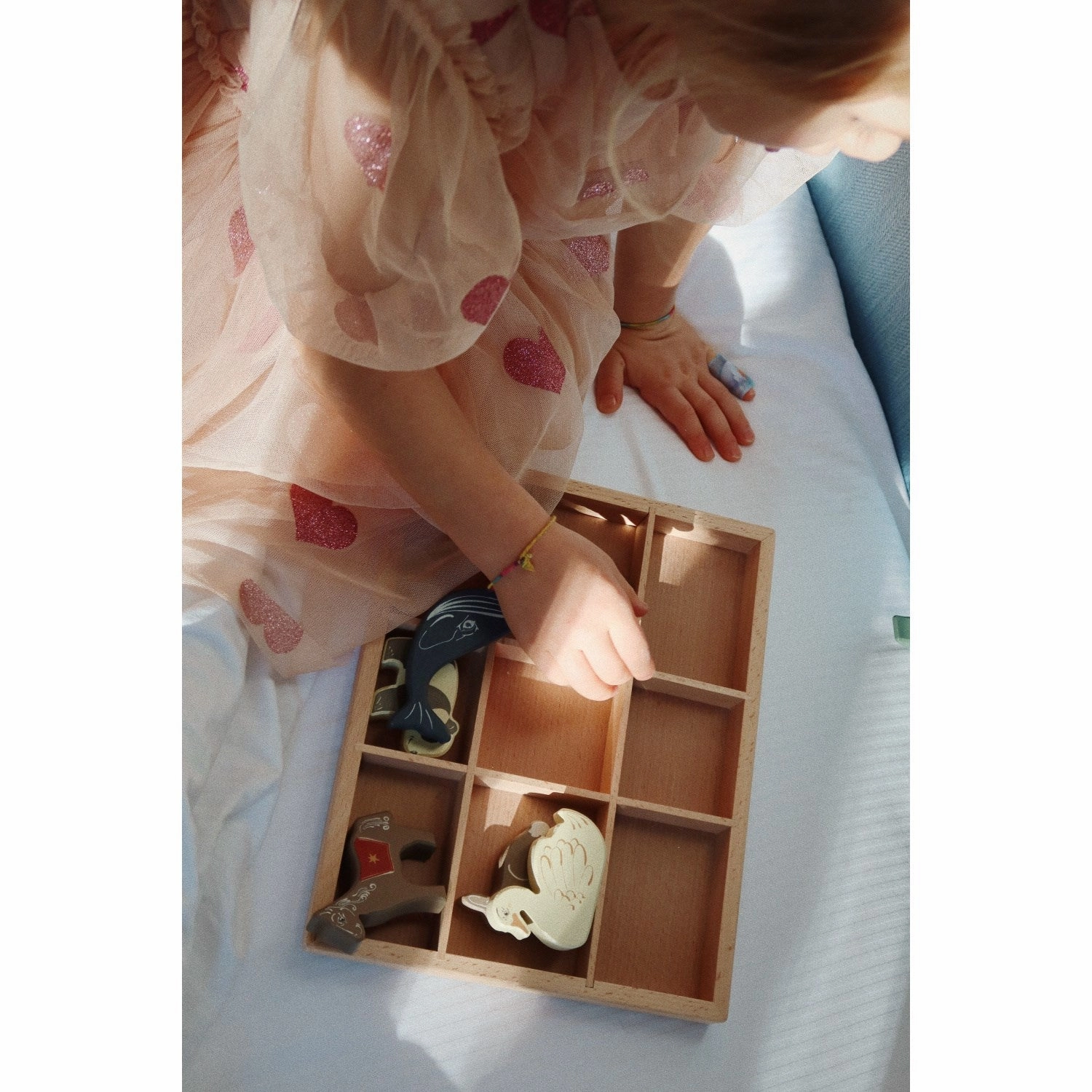 Konges Sl?jd Multi Wooden Mini Animals Fsc