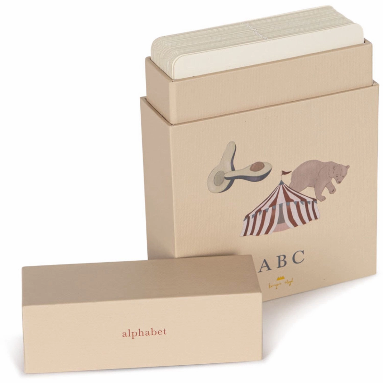 Konges Sljd Alphabet Cardboard Learning Cards Fsc