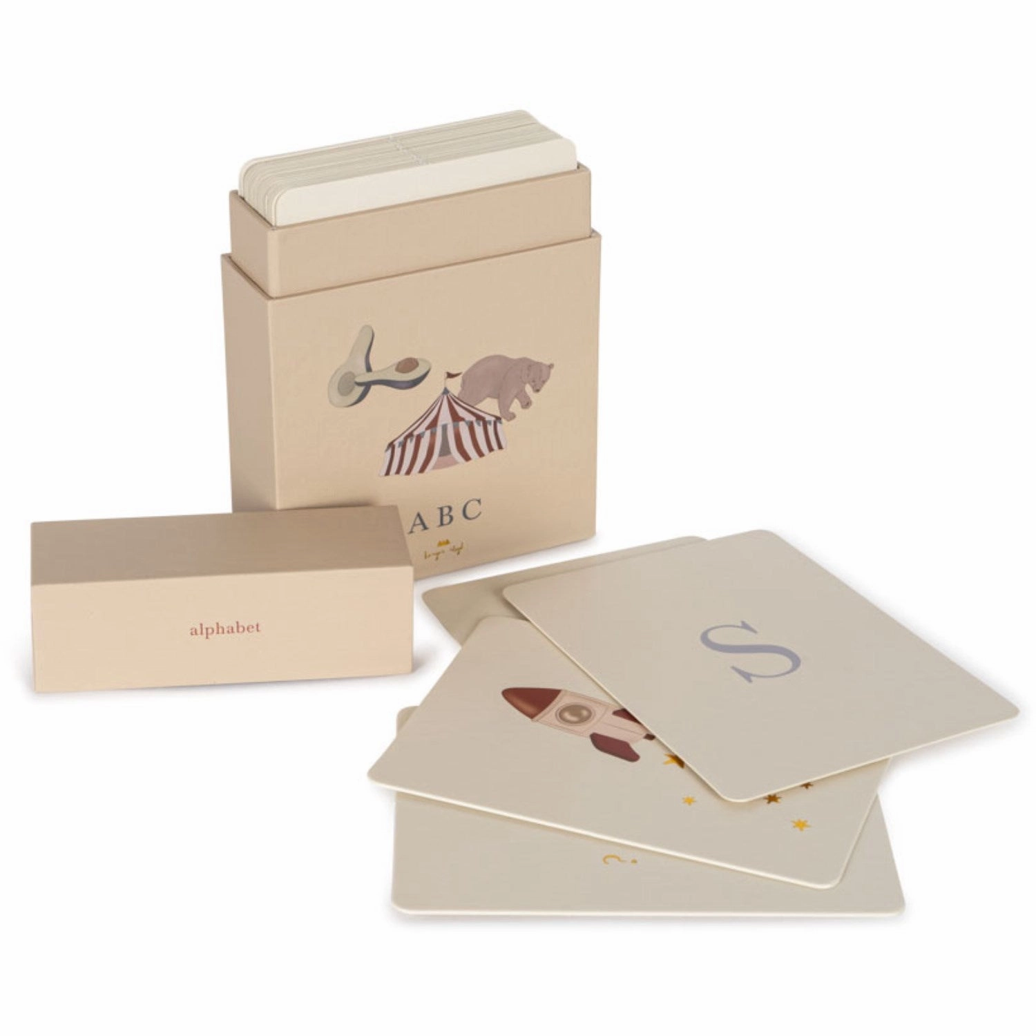 Konges Sljd Alphabet Cardboard Learning Cards Fsc