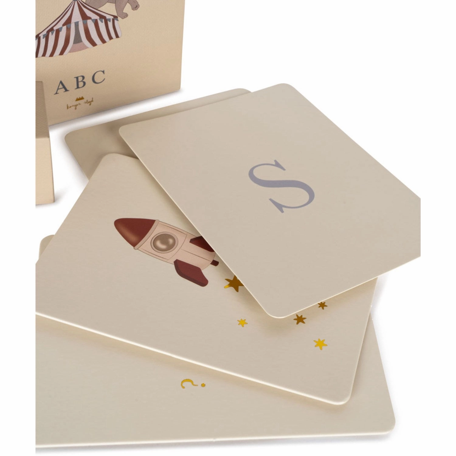 Konges Sljd Alphabet Cardboard Learning Cards Fsc