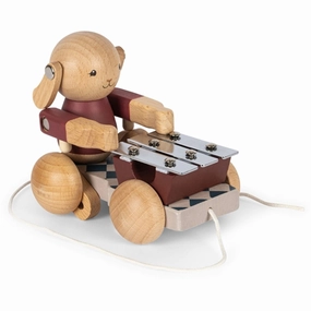 Konges Sljd Bell Boy Red Pull Bunny