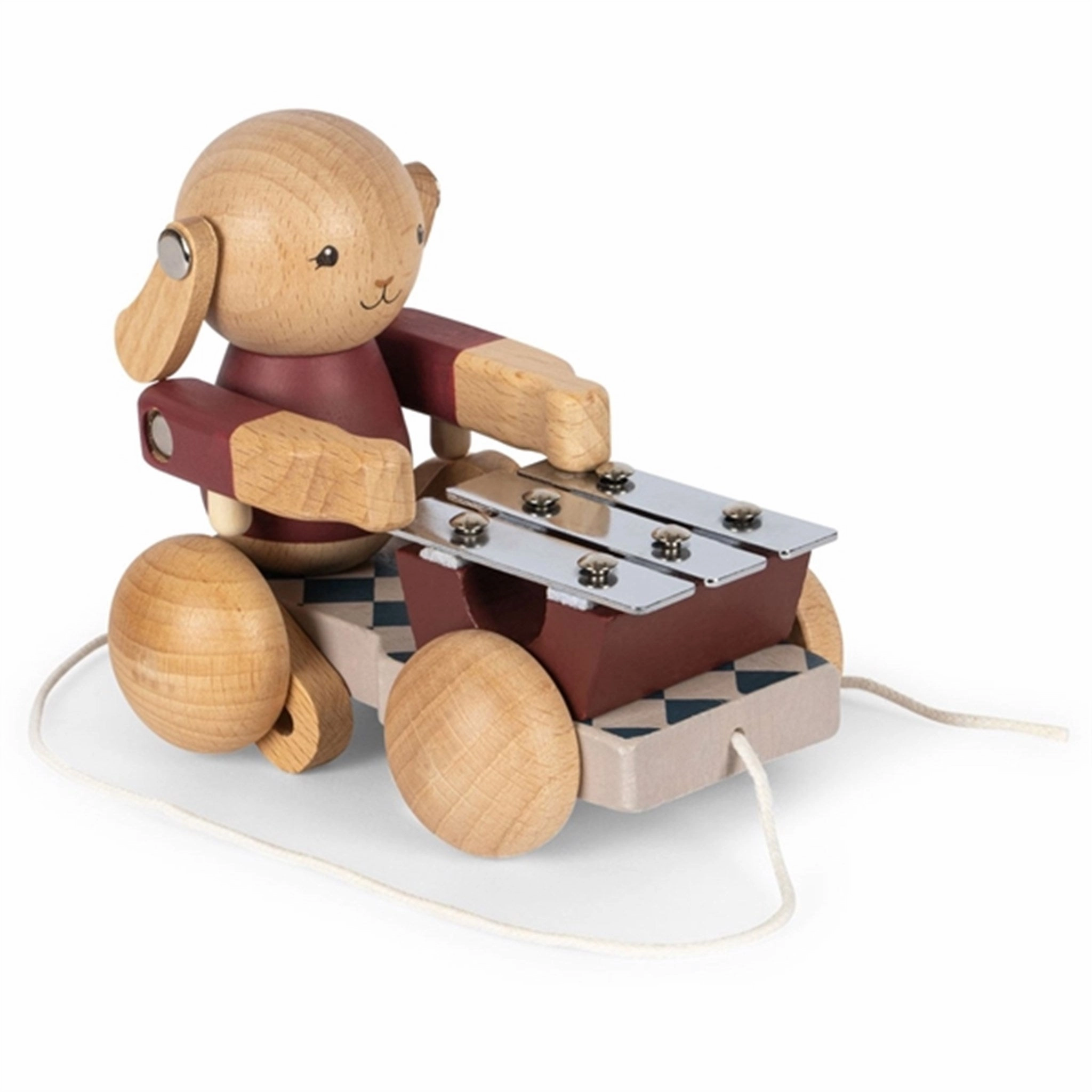 Konges Sljd Bell Boy Red Pull Bunny