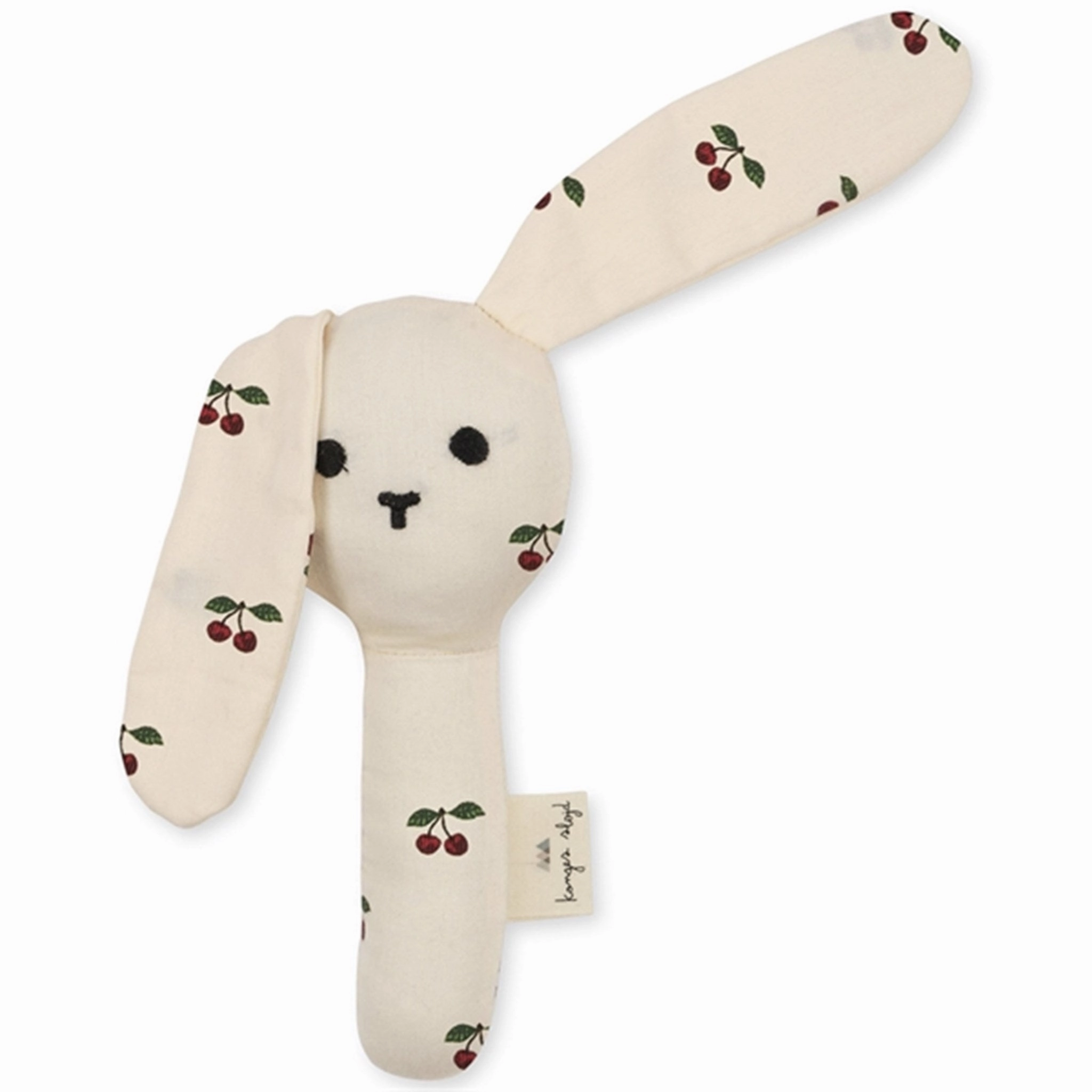 Konges Sljd Cherry Bunny Hand Rattle