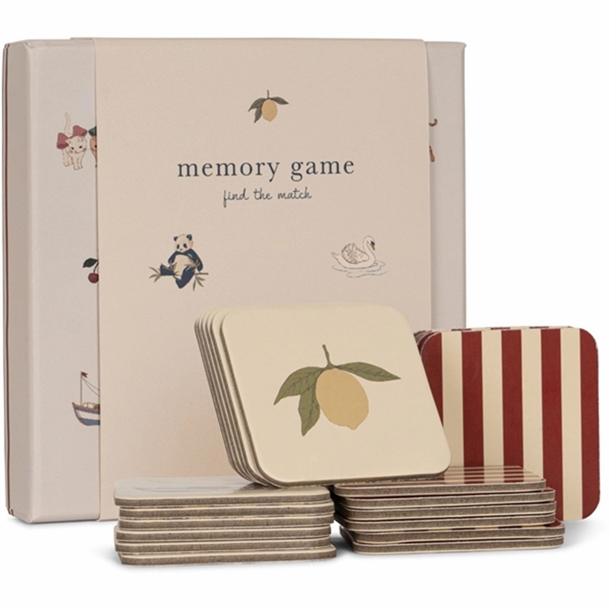Konges Sljd Memory Game Beige