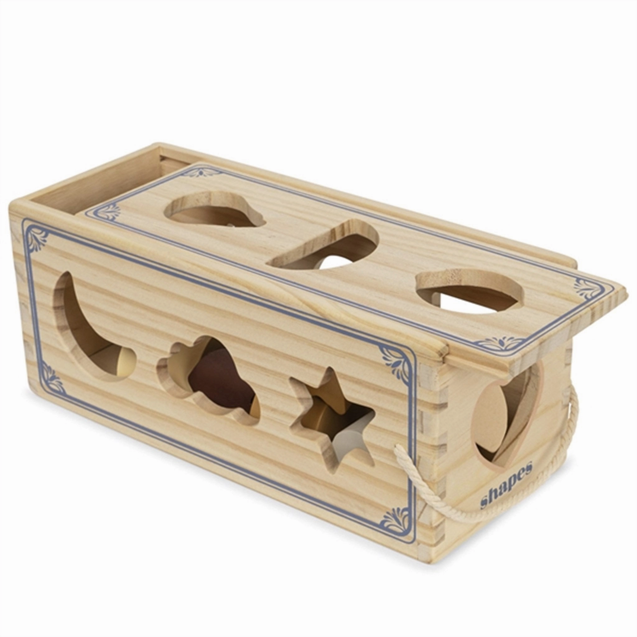 Konges Sljd Multi Shape Sorter Moon, Cloud and Star