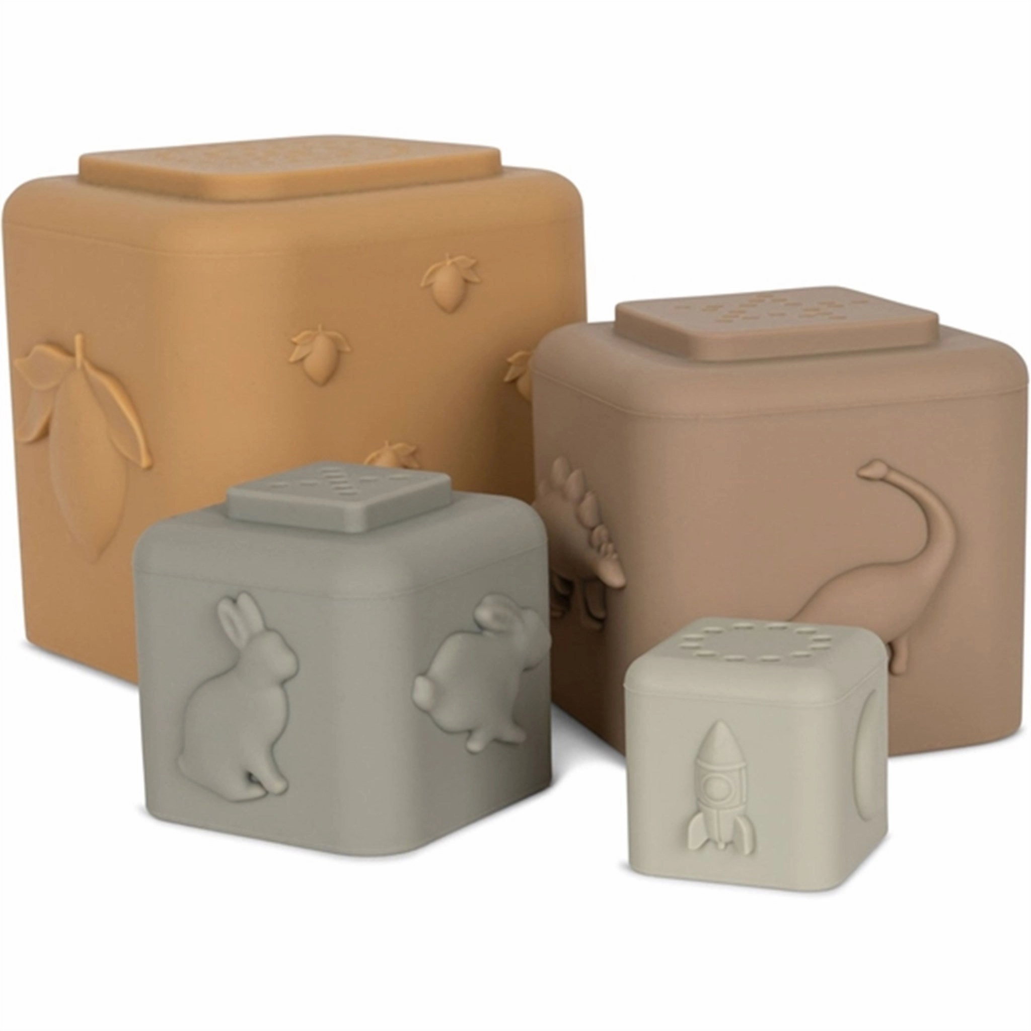 Konges Sljd Shitake Mix Silicone Stacking Tower