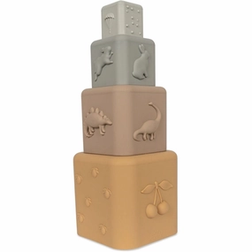 Konges Sljd Shitake Mix Silicone Stacking Tower