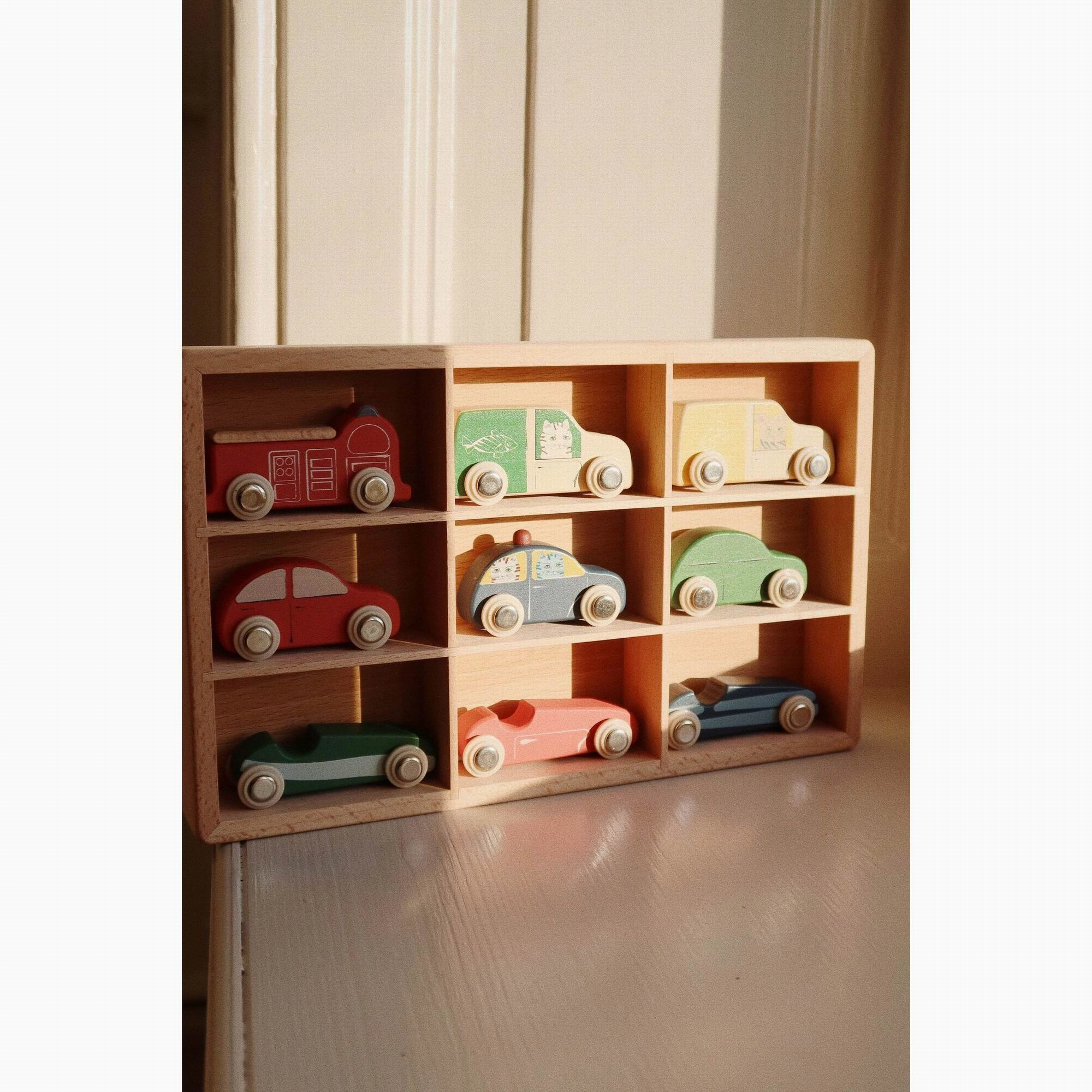 Konges Sljd Wooden Mini Cars FSC-Multi